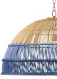 Currey & Company Senjyo Cornflower Blue/Khaki Pendant Lighting-1