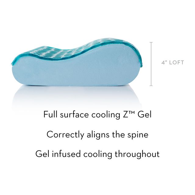 Malouf® Z® Contour Gel Dough® + Z™ Gel Queen Pillow-3