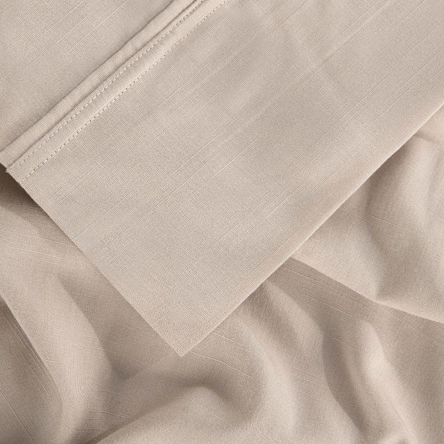BEDGEAR® Hyper-Linen™ Performance® 4-Piece Medium Biege Split King Sheet Set-2