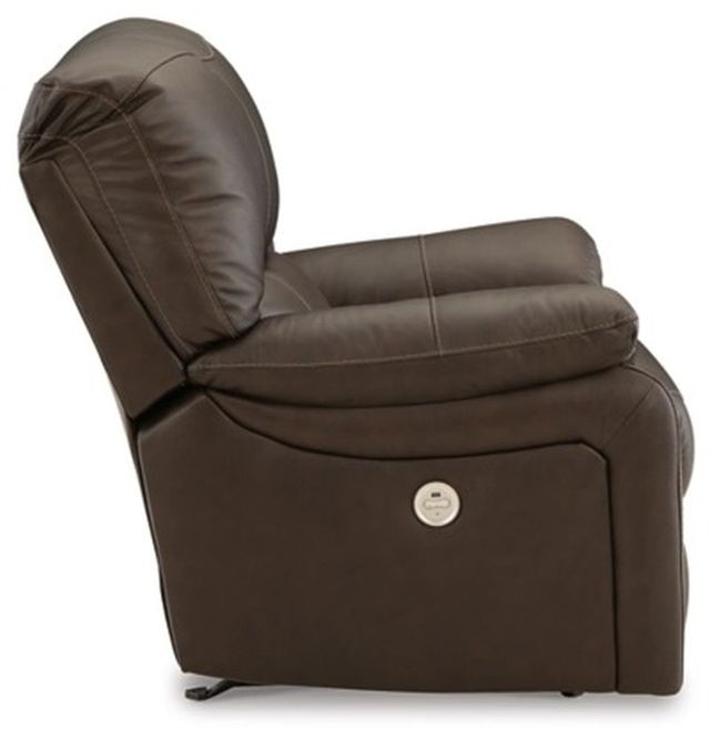 Signature Design by Ashley® Leesworth Dark Brown Power Recliner-2