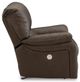 Signature Design by Ashley® Leesworth Dark Brown Power Recliner-2