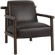 Classic Home Azoria Dark Roast Accent Chair-0