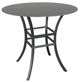 CabanaCoast® Customizable Monaco Stone 48" Outdoor Round Bar Table-5