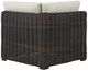 Signature Design by Ashley® Kimora 3-Piece Beige/Dark Brown Fabric/Metal/Wicker L-Shape Outdoor Sectional-3