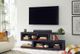 aspenhome® Mackenzie Vintage Black 74" Console Table-1