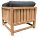 CabanaCoast® Customizable Kensington SOL Teak™ Outdoor Sectional Corner Module-1