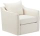 Crestview Collection Brooks Cream Swivel Accent Chair-0