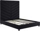 TOV Furniture Javan Black Queen Velvet Bed-0