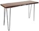 Jofran Inc. Nature's Edge Chestnut Console Table with Black Base-0