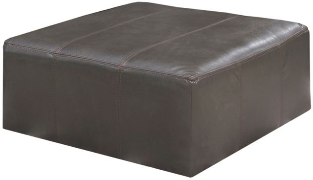 Jackson Furniture Denali Steel 40" Leather Cocktail Ottoman-0