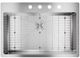 Elkay Crosstown® Polished Satin 33'' 4-Hole Single Bowl Dual Mount Sink Kit-1