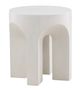 Dovetail Furniture Hutchins White Outdoor Side Table-0