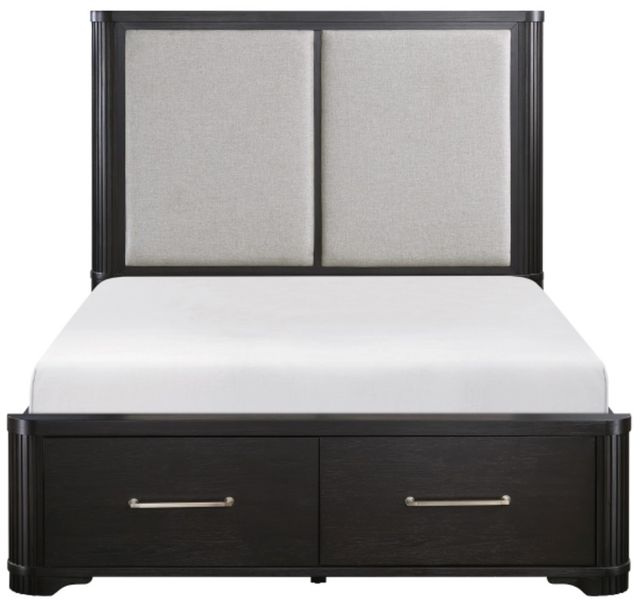 Homelegance® Gilbert Charcoal/Light Gray King Storage Platform Bed-2