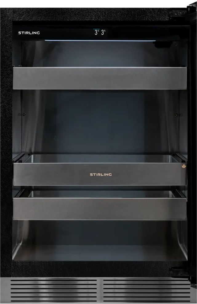 Stirling 24" 5.3 Cu. Ft. Panel Ready Built In Beverage Center-2