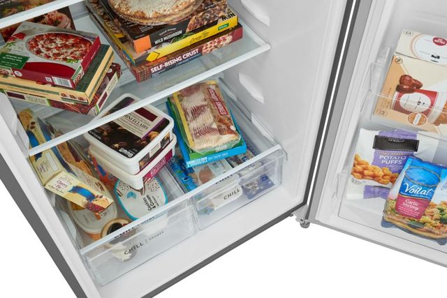 Frigidaire® 21 Cu. Ft. Fingerprint-Resistant Stainless Steel Look Garage Ready Upright Freezer-5
