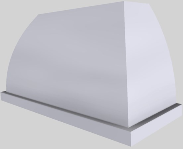 Vent-A-Hood® Designer Series 54" White Wall Mounted Range Hood-1