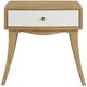 Bernards Tapestry Two Tone Leg Nightstand-2