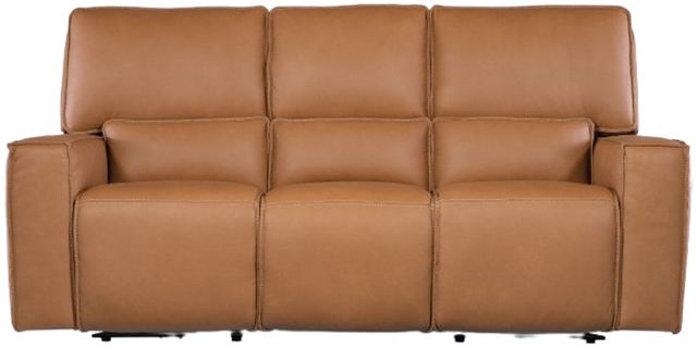 Hooker® Furniture MS Miles Oslo Antelope Power Reclining Sofa with Power Headrest-2