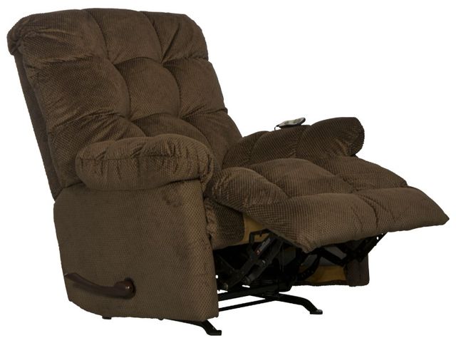 Catnapper® Nettles Umber Chaise Rocker Recliner with Deluxe Heat and Massage-1
