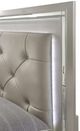 Elements International Platinum 4-Piece Champagne Youth Full Panel Bedroom Set-5