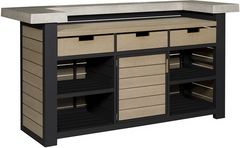 Vanguard® Furniture Michael Weiss Outdoor Montecito Oyster/Sand/Shadow Bar