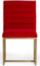 VIG Furniture Modrest Barker 2-Piece Brush Gold/Burnt Orange Dining Chair Set-1