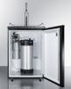 Summit® Commercial Series 5.6 Cu. Ft. Black Coffee Kegerator-2