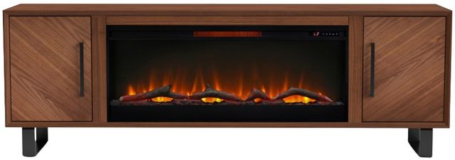 Legends Home Harley Brown 78" Fireplace Console