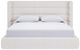 Modus Furniture Formosa Frank Cottage Cheese King Upholstered Wingback Platform Bed-2