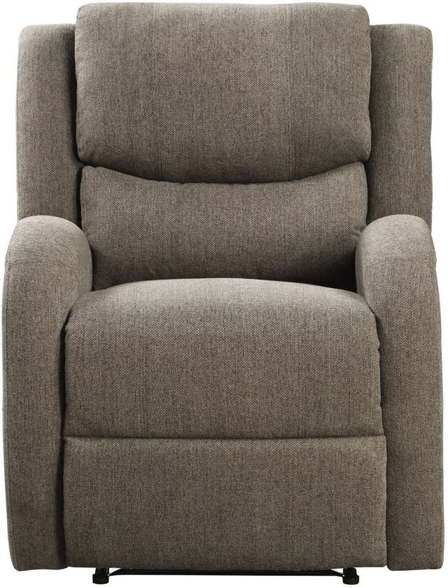 Mazin Furniture Foxcroft Brown Power Reclining Chair-2