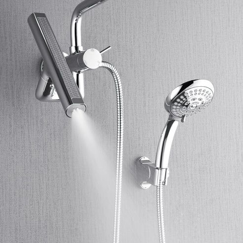 Forno Acqua AcquaFALL Mini Polished Chrome 8" Retrofit Shower System-1
