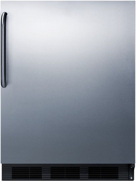 Summit® Peak24 Series 24" 5.8 Cu. Ft. Stainless Steel ADA Compliant Compact Refrigerator-0