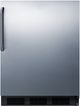 Summit® Peak24 Series 24" 5.8 Cu. Ft. Stainless Steel ADA Compliant Compact Refrigerator-0