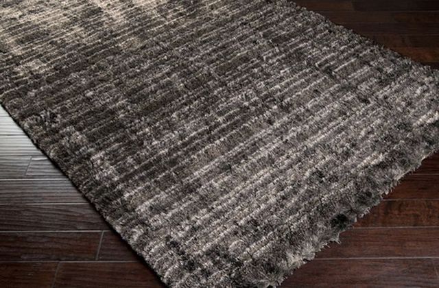 Surya Merlot Black 5'x8' Area Rug-1