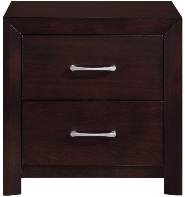 Homelegance® Edina Espresso Nightstand-2
