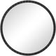 Uttermost® Dandridge Distressed Matte Black Round Mirror-0