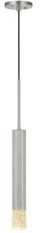 Cal® Lighting & Accessories Troy Brushed Steel Pendant-1