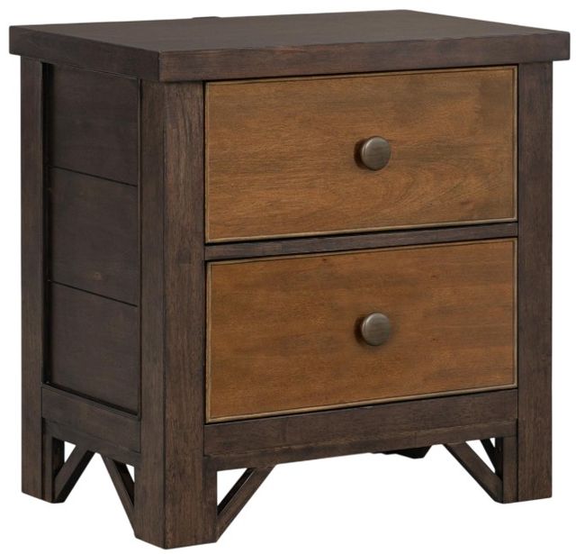 Legacy Classic Lake House Dried Tobacco/Pinecone Drawer Nightstand-0