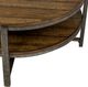 Liberty Breckinridge Mahogany Spice Round Cocktail Table-4
