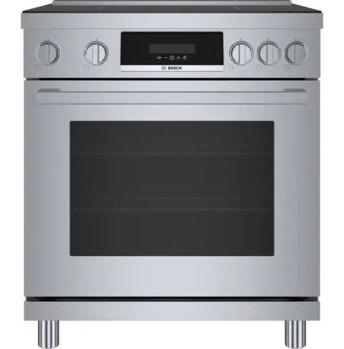 Bosch® 800 Series 30" Stainless Steel Pro Style Induction Range-0