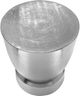 Monarch Specialties Inc. Chrome Iron Round Pedestal Drum Table-1