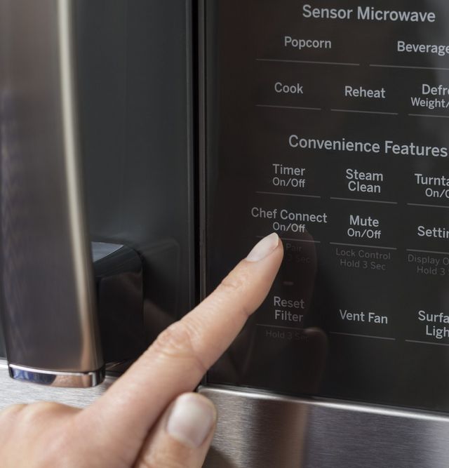 GE Profile™ 1.7 Cu. Ft. Stainless Steel Over The Range Microwave-3