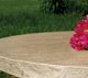 Homecrest™ Outdoor Living Customizable Slate Aluminum/Stone Round Outdoor End Table-1