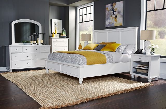 aspenhome® Cambridge White 1-Drawer Nightstand-1
