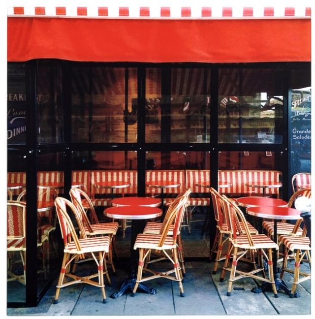 YHD Red Bistro II Wall Art-0