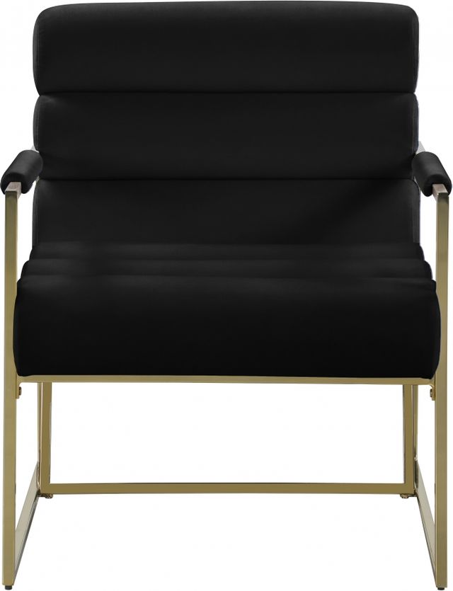 Meridian Furniture Zayne Black Velvet Accent Chair-1