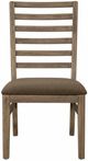 International Furniture Direct Balam Stained Brown Side Chair-1