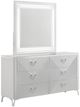 Coaster® Cassia White High Gloss Dresser and Mirror-0