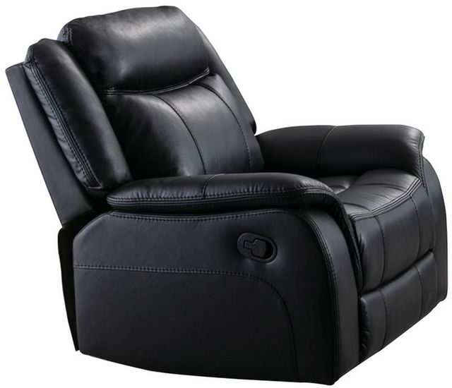 Mazin Furniture Paxton Black Upholstered Rocker Recliner-0