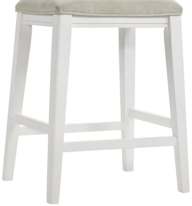 Armen Living Jane 3-Piece Dune Cloud/White Counter Stool Set-4